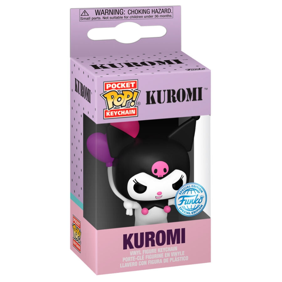 Hello Kitty Kuromi Pocket POP-nyckelring samlarfigur