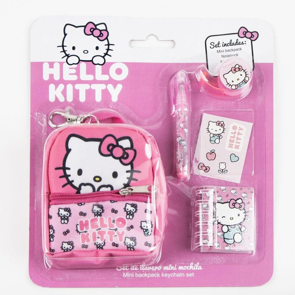 Hello Kitty Mini-ryggsäcksset med papperstillbehör