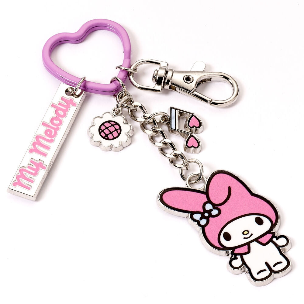 Hello Kitty My Melody Keychain, söt design, perfekt present