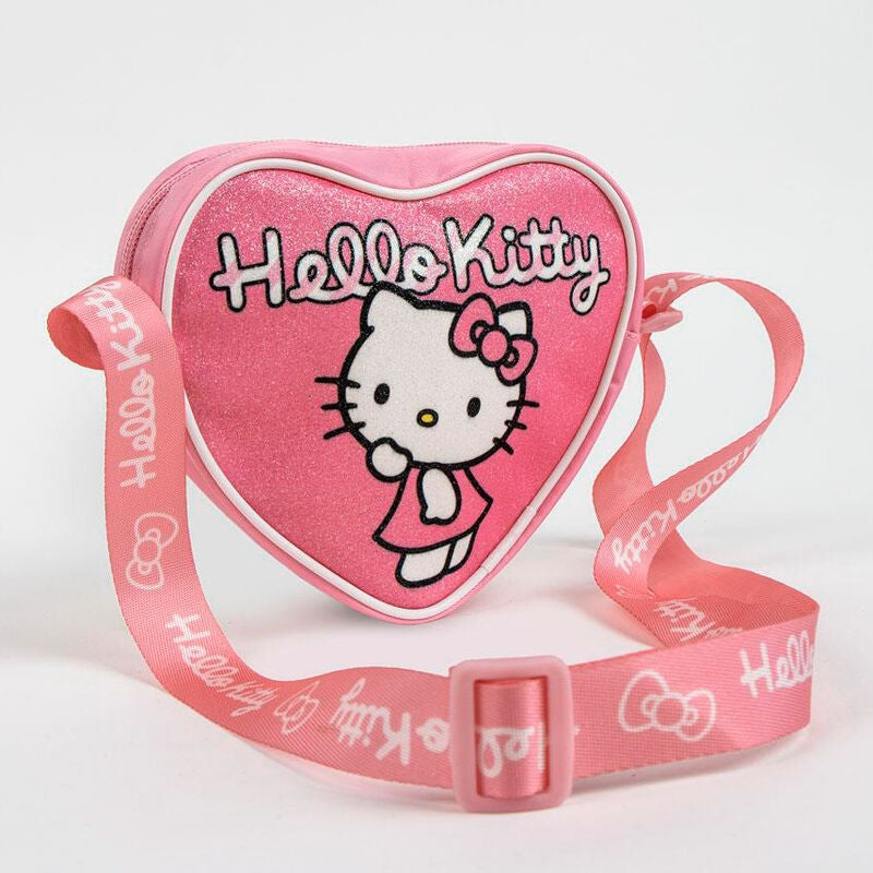 Hello Kitty hjärtformad väska för barn, snygg och rolig
