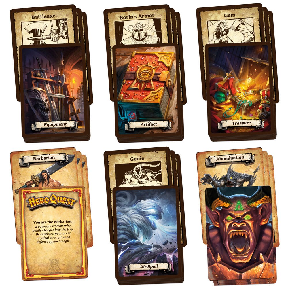 Hero Quest First Light Brädspel - Strategi, Äventyr, 1-5 spelare