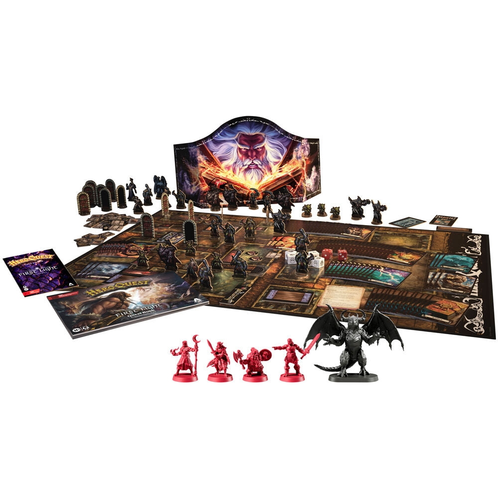 Hero Quest First Light Brädspel - Strategi, Äventyr, 1-5 spelare