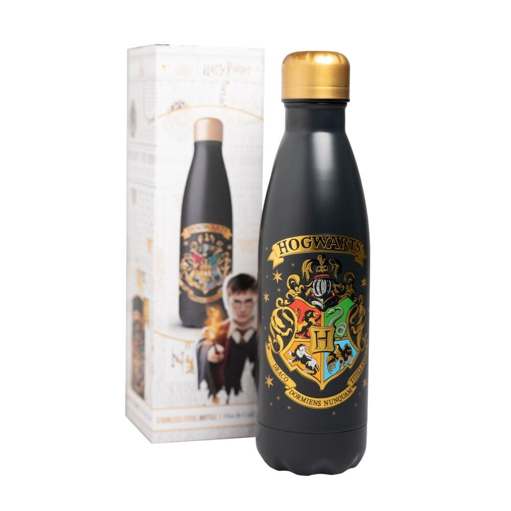 Hogwarts vattenflaska i rostfritt stål, 500 ml kapacitet