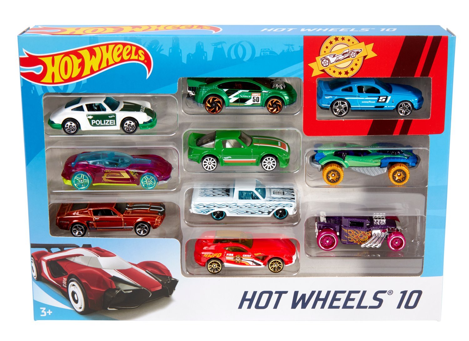 Hot Wheels Bil 10 St