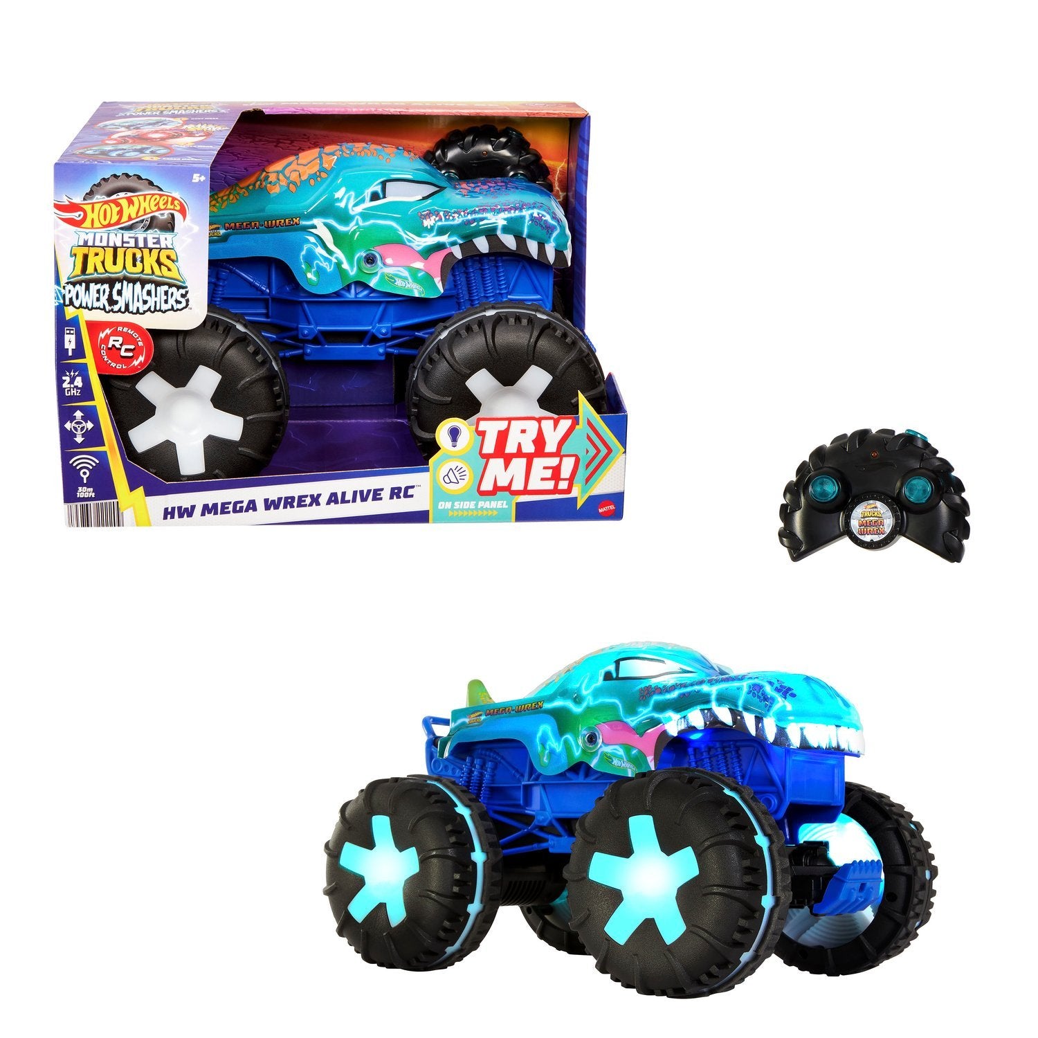 Hot Wheels Monster Trucks Mega Wrex Rc