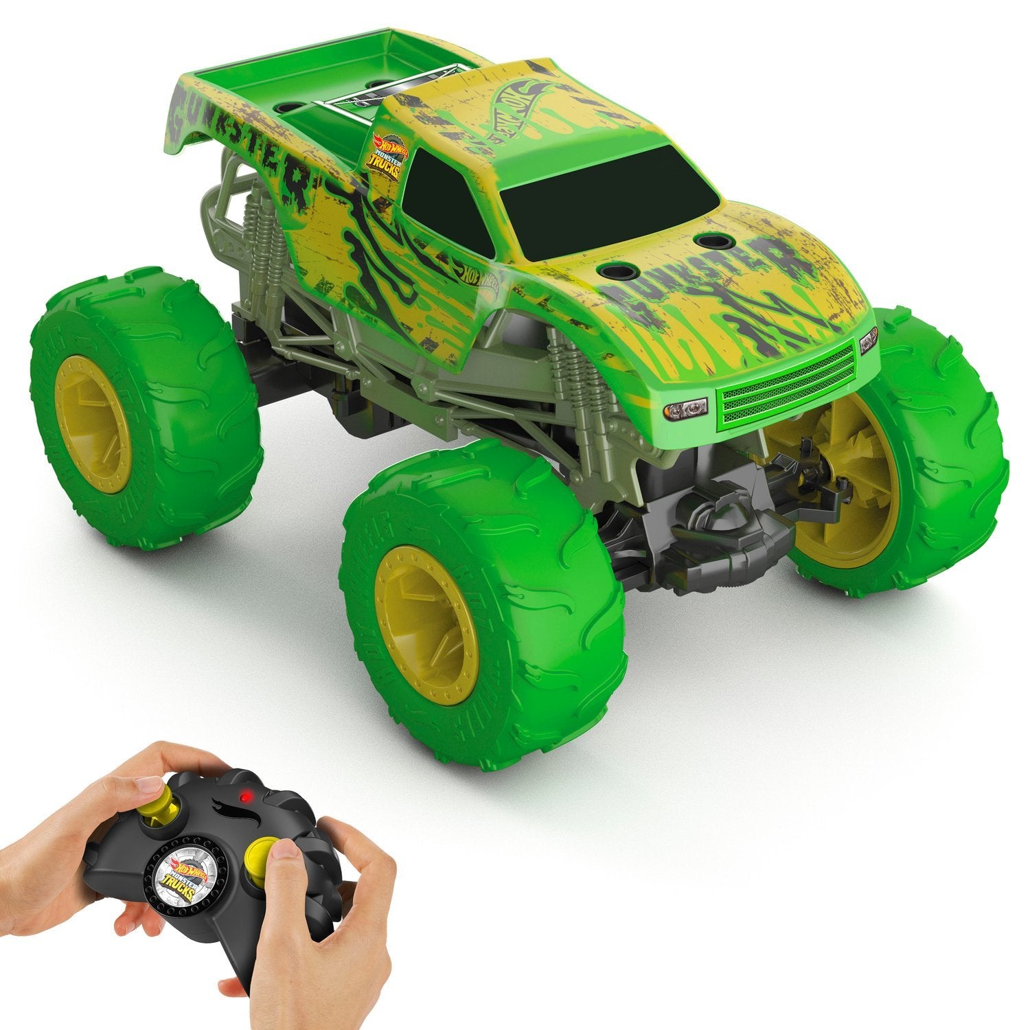 Hot Wheels Rc Gunkster Glow In The Dark