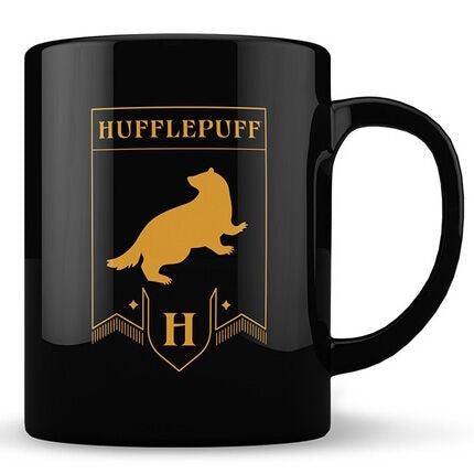 Hufflepuff Premium-mugg, keramik, 11 oz Kapacitet