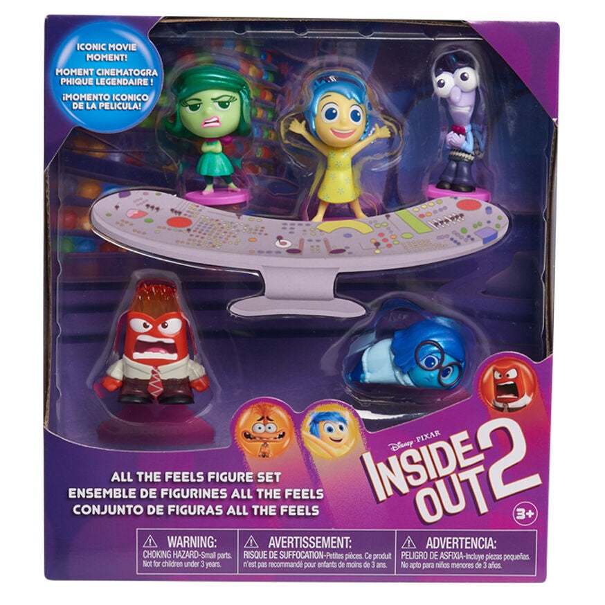 Inside Out 2-pack med 5 samlarfigurer