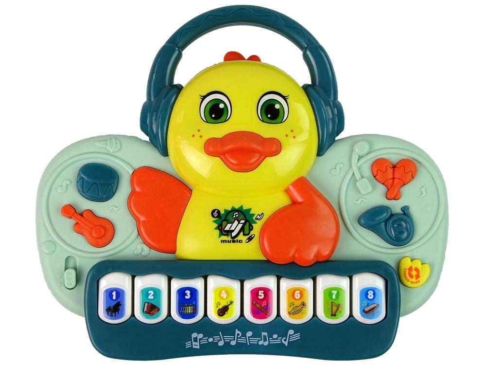 Interactive Duck Piano: Ljus, ljud och musikaliskt kul för småbarn