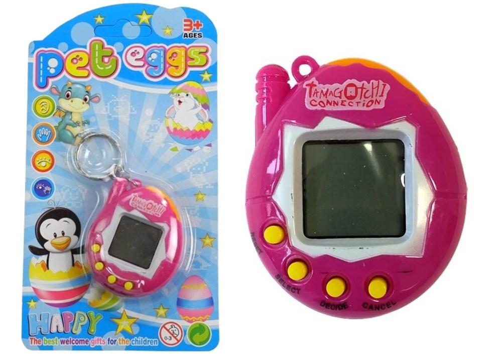 Interactive Pink Tamagotchi: Sjovt virtuelt kæledyrsspil for børn