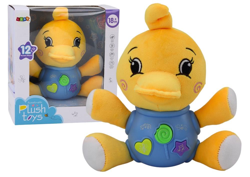 Interactive Plush Duck: Ljud, dikter och melodier - 19 cm