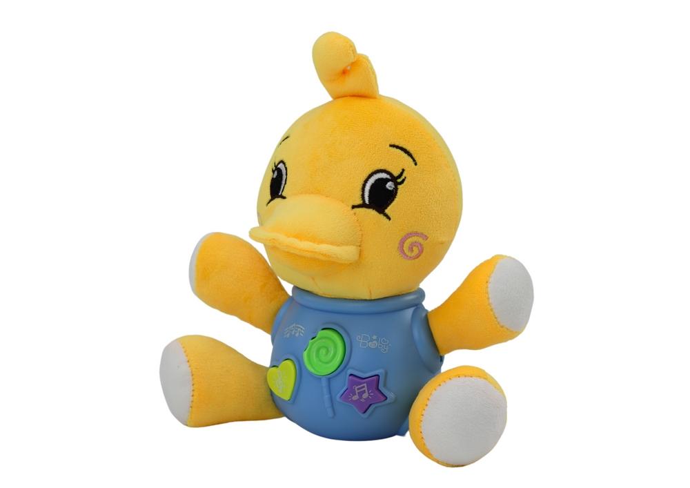 Interactive Plush Duck: Lyde, digte og melodier - 19 cm