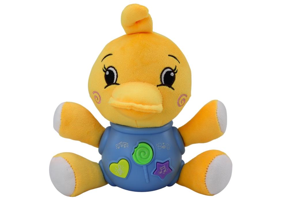 Interactive Plush Duck: Lyde, digte og melodier - 19 cm