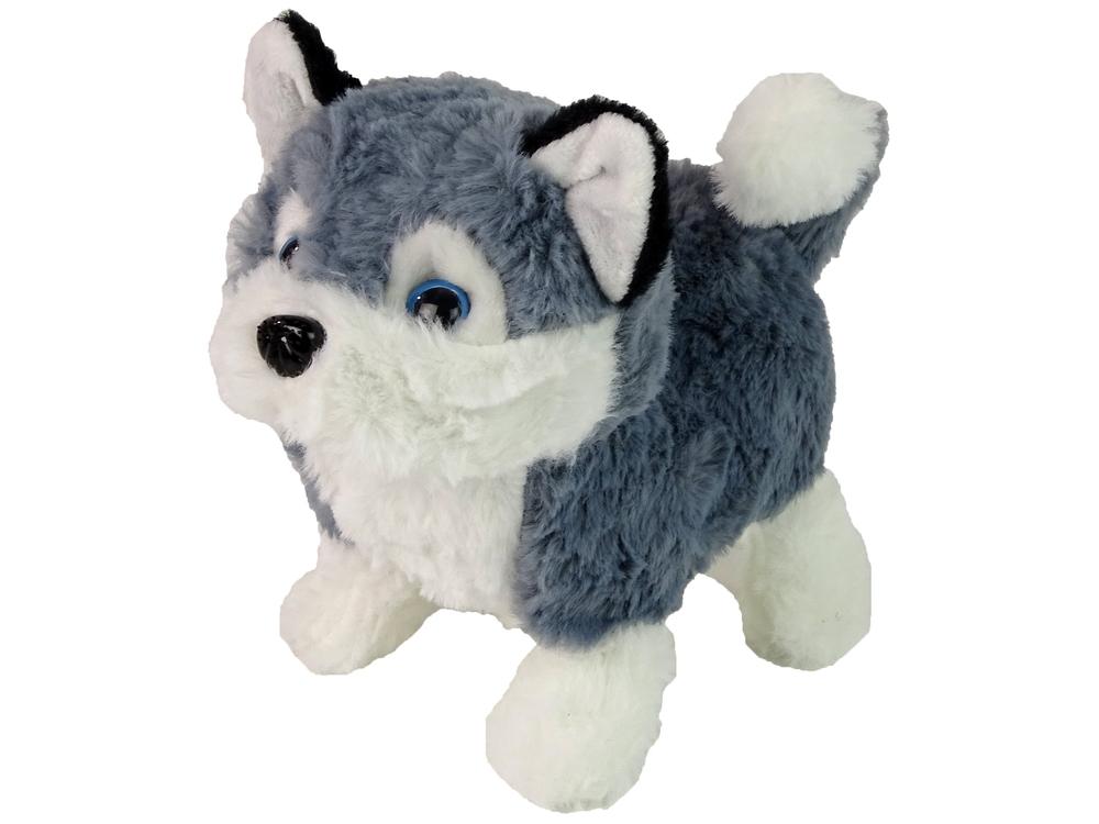 Interaktiv Husky Dog Toy: Går, viftar på svansen, gör ljud