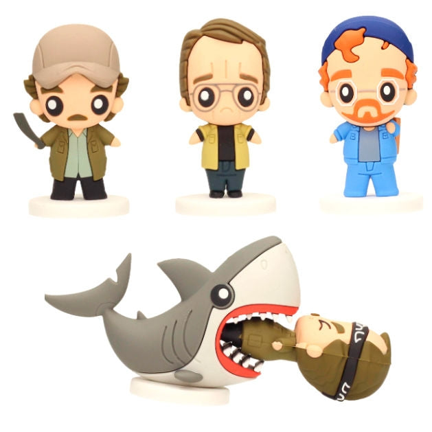 Jaws Set med 4 samlarobjekt Pokis-figurer