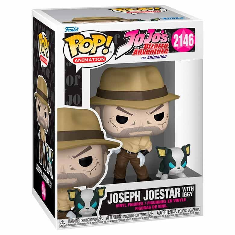 Jojos bisarra äventyrsfigur: Joseph Joestar med Iggy