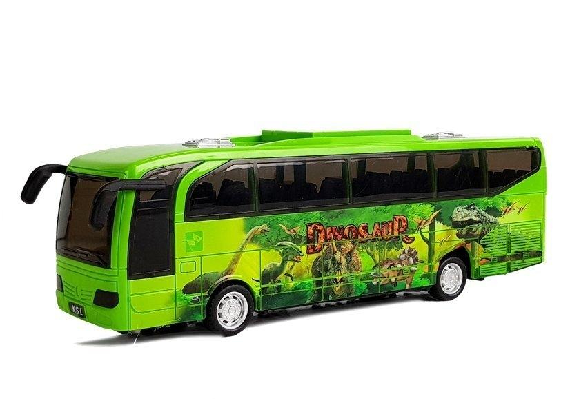 Jurassic Explorer Bus: Lys, lyde og friktionsdrev sjov