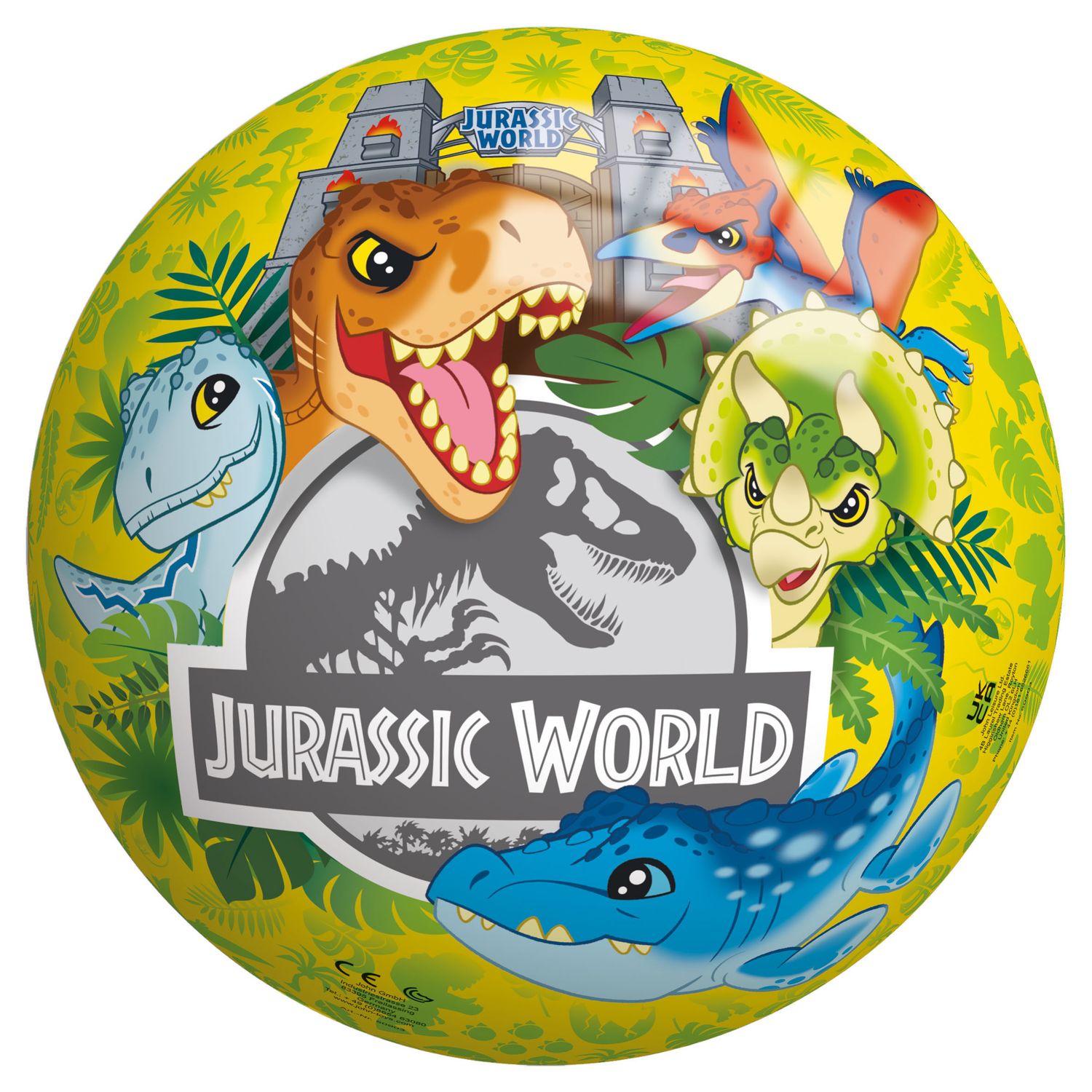 Jurassic World Dinosaurie Vinylboll, 23 cm