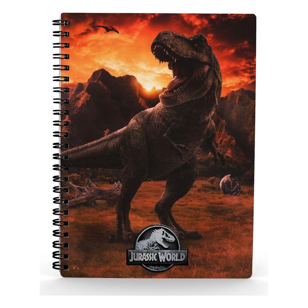 Jurassic World Notebook med 3D-effekt Into The Wild