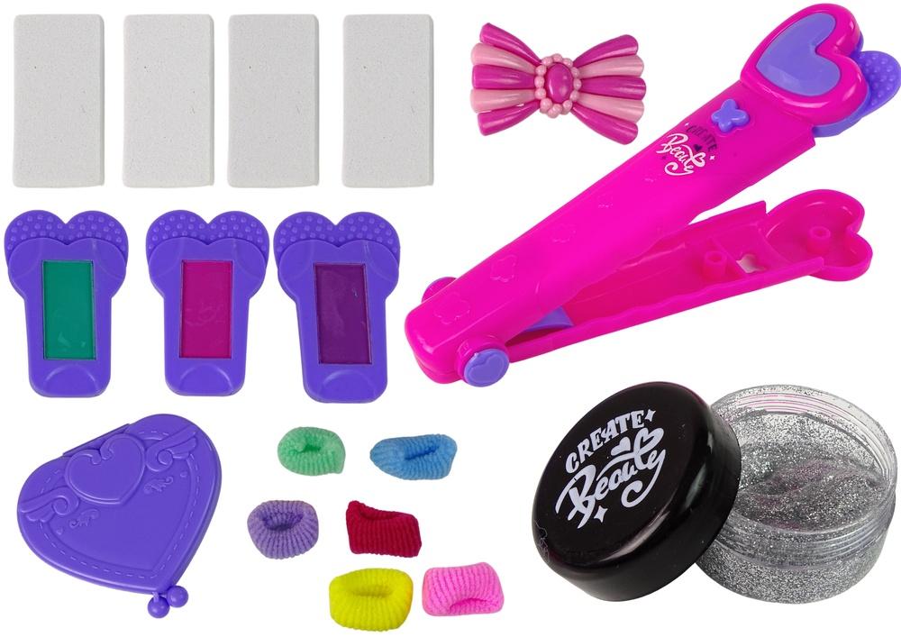 Kids Hair Styling Kit: Plattång & tvättbara kritahöjdpunkter