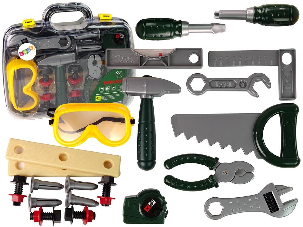 Kids Handyman Tool Set: Resväska med skruvmejslar och skiftnycklar