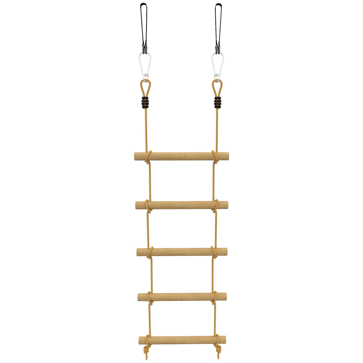 Klätterrepset för barn, 5 trästeg, 1,8 m rep