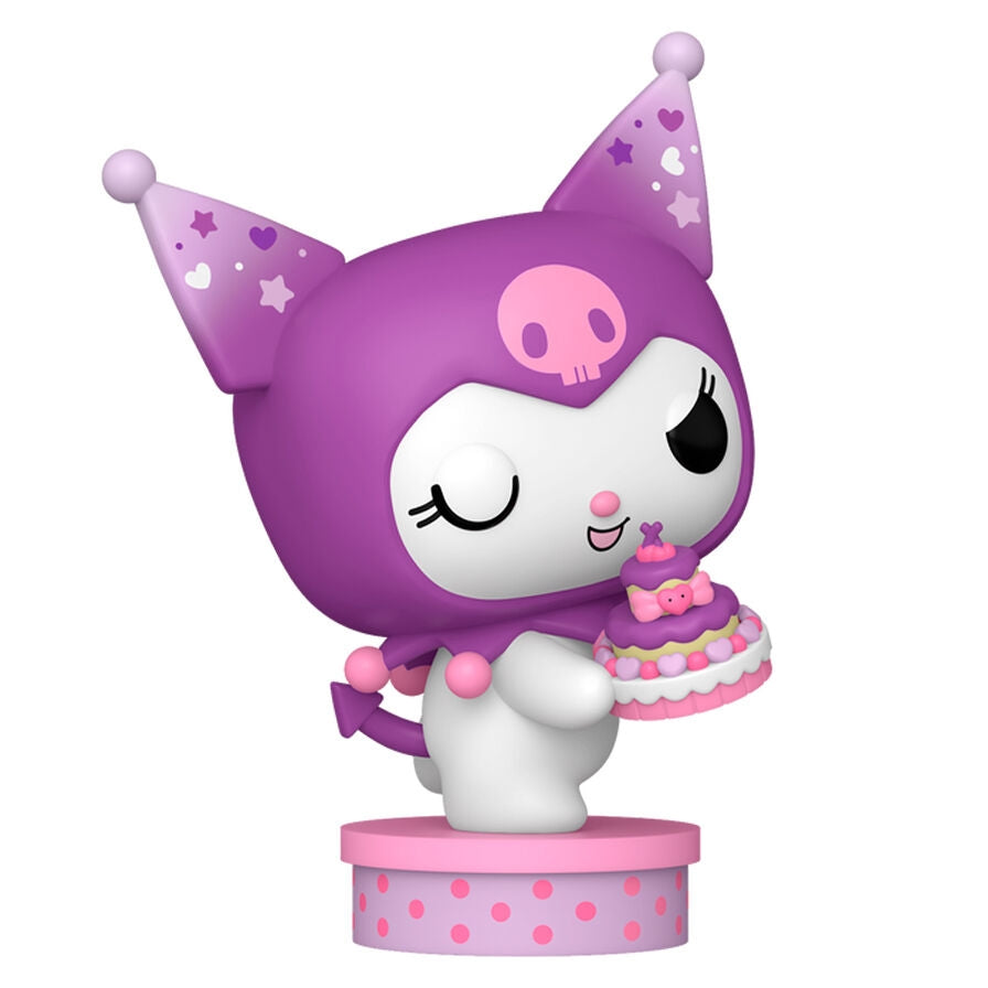 Kuromi Popfigur med tårta, exklusivt samlarobjekt