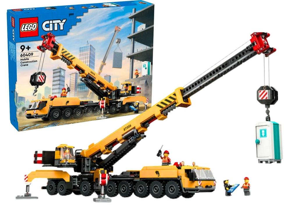 LEGO City Yellow Crane: 1116 rörliga bitar, 4 minifig