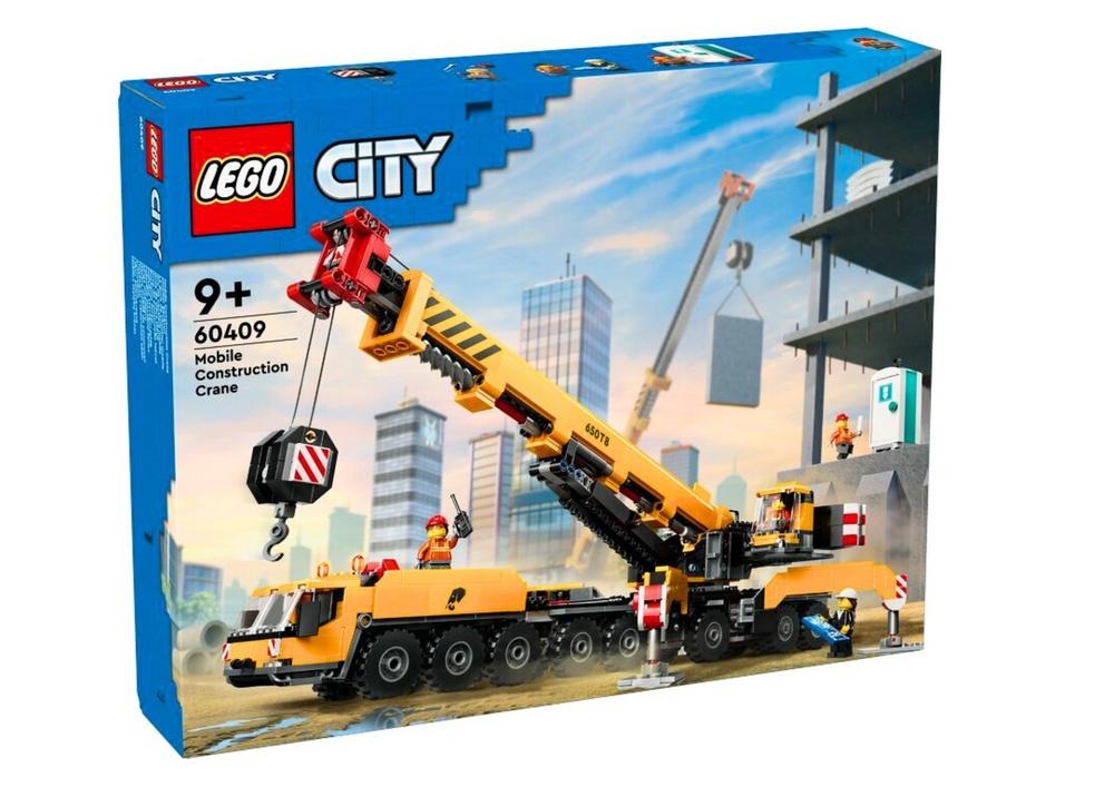 LEGO City Yellow Crane: 1116 rörliga bitar, 4 minifig