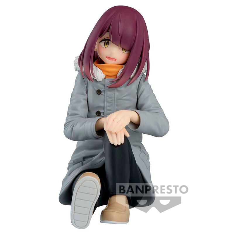 Laid-Back Camp Ayano Toki-figur, 10 cm samlarleksak