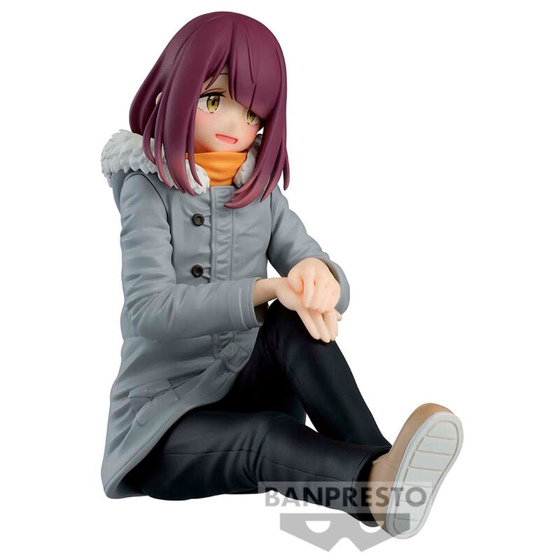Laid-Back Camp Ayano Toki-figur, 10 cm samlarleksak