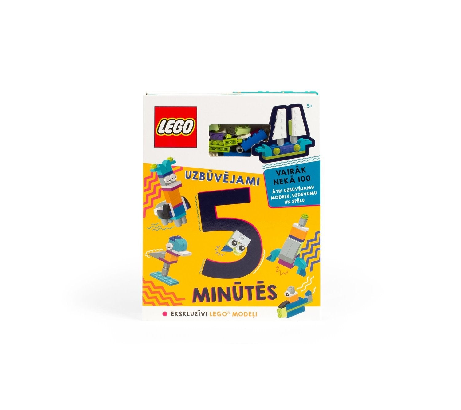 Lego Iconic Activity Book "5-Minute Builds" - lettisk