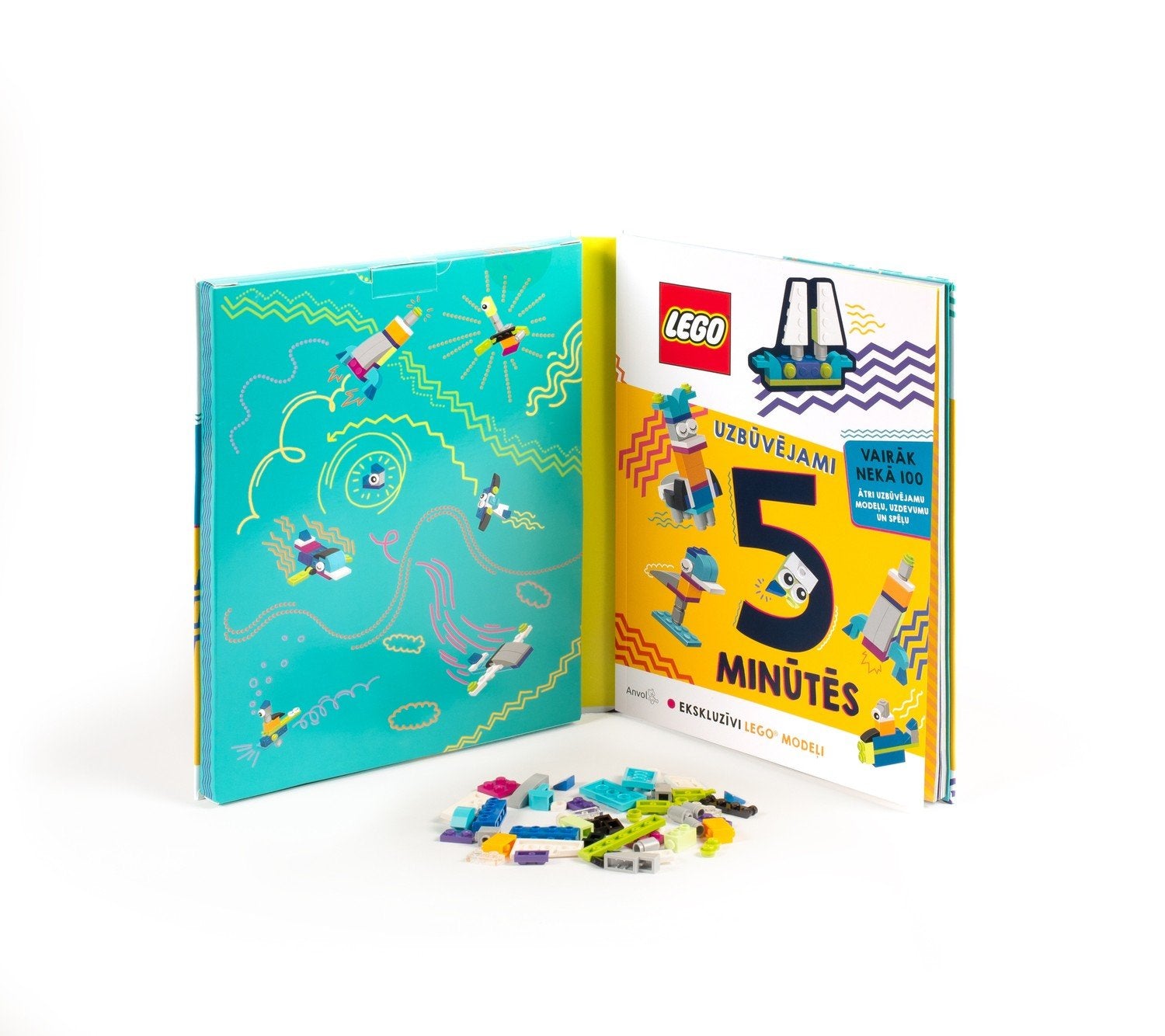 Lego Iconic Activity Book "5-Minute Builds" - lettisk