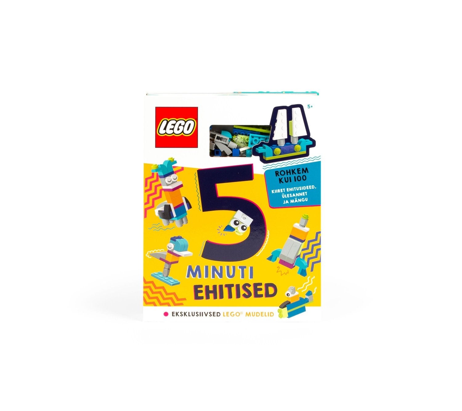 Lego Iconic Activity Book "5-Minute Builds"-(på estniska språk.)