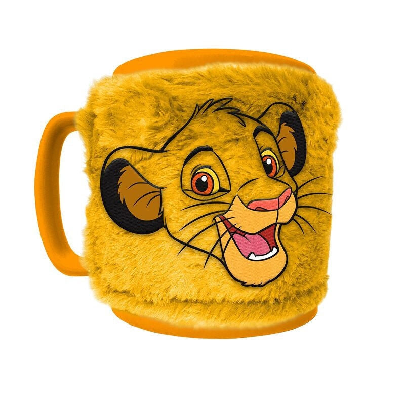Lejonkungens mugg med teddybjörnsöverdrag, 440 ml kapacitet