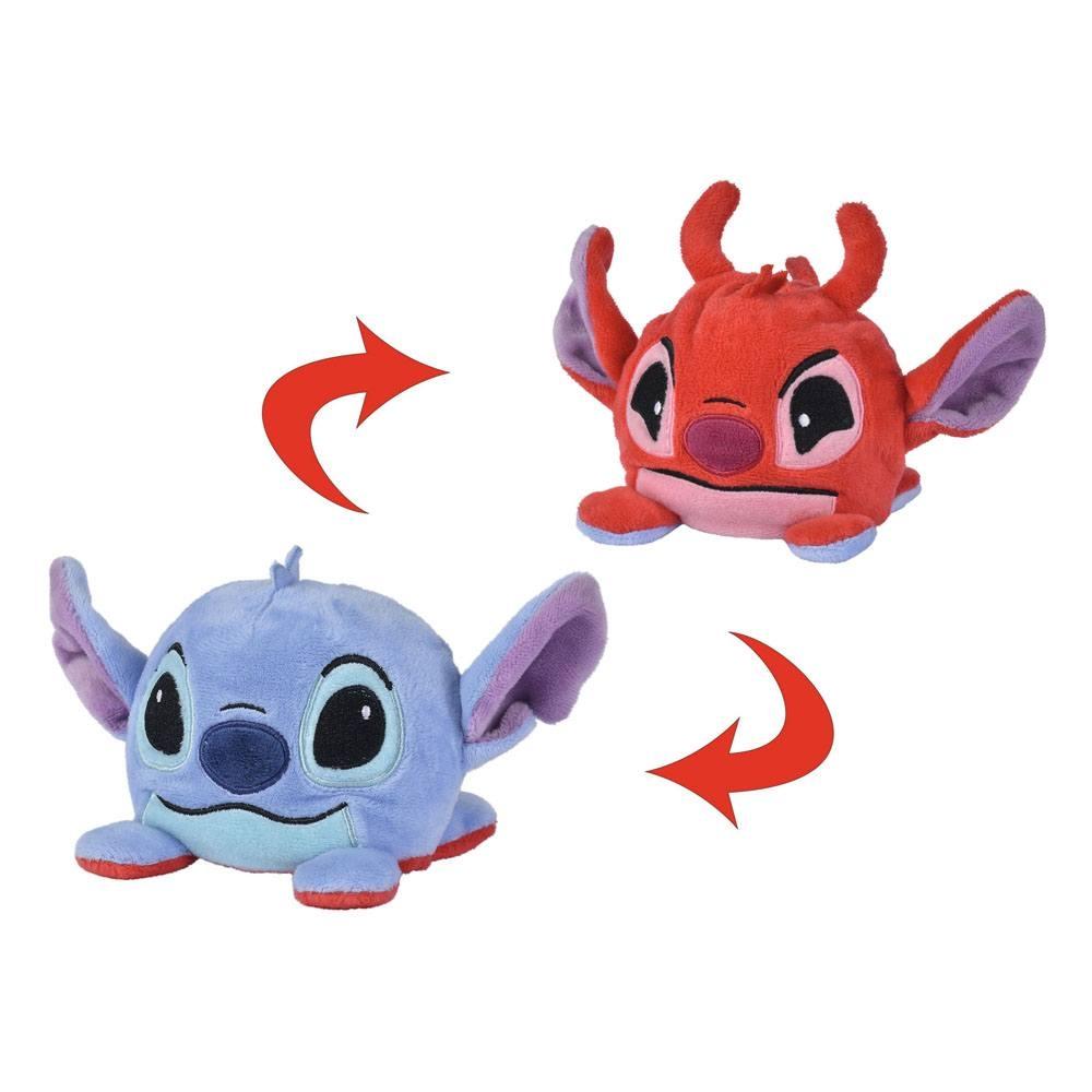 Lilo &amp; Stitch Vendbar plysfigur Leroy/Stitch 8 cm