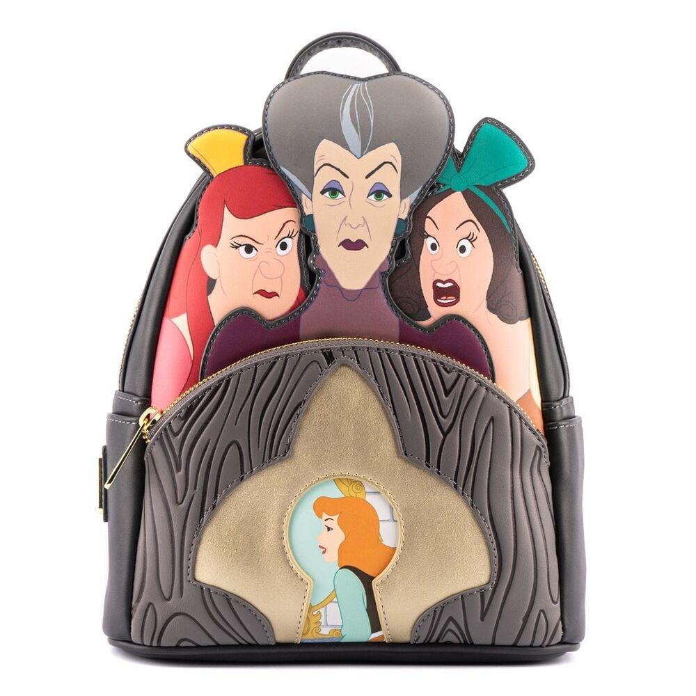 Loungefly Disney Askepot Evil Stedmor og Stedsøstre Skurke Rygsæk 26cm