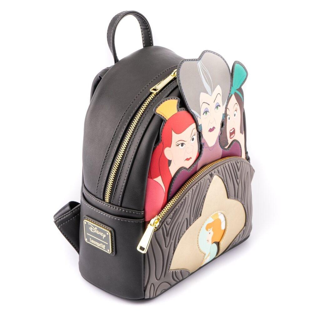 Loungefly Disney Askepot Evil Stedmor og Stedsøstre Skurke Rygsæk 26cm