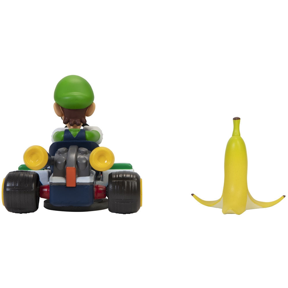 Luigi Kart Figure 6cm för Mario Kart Collectibles