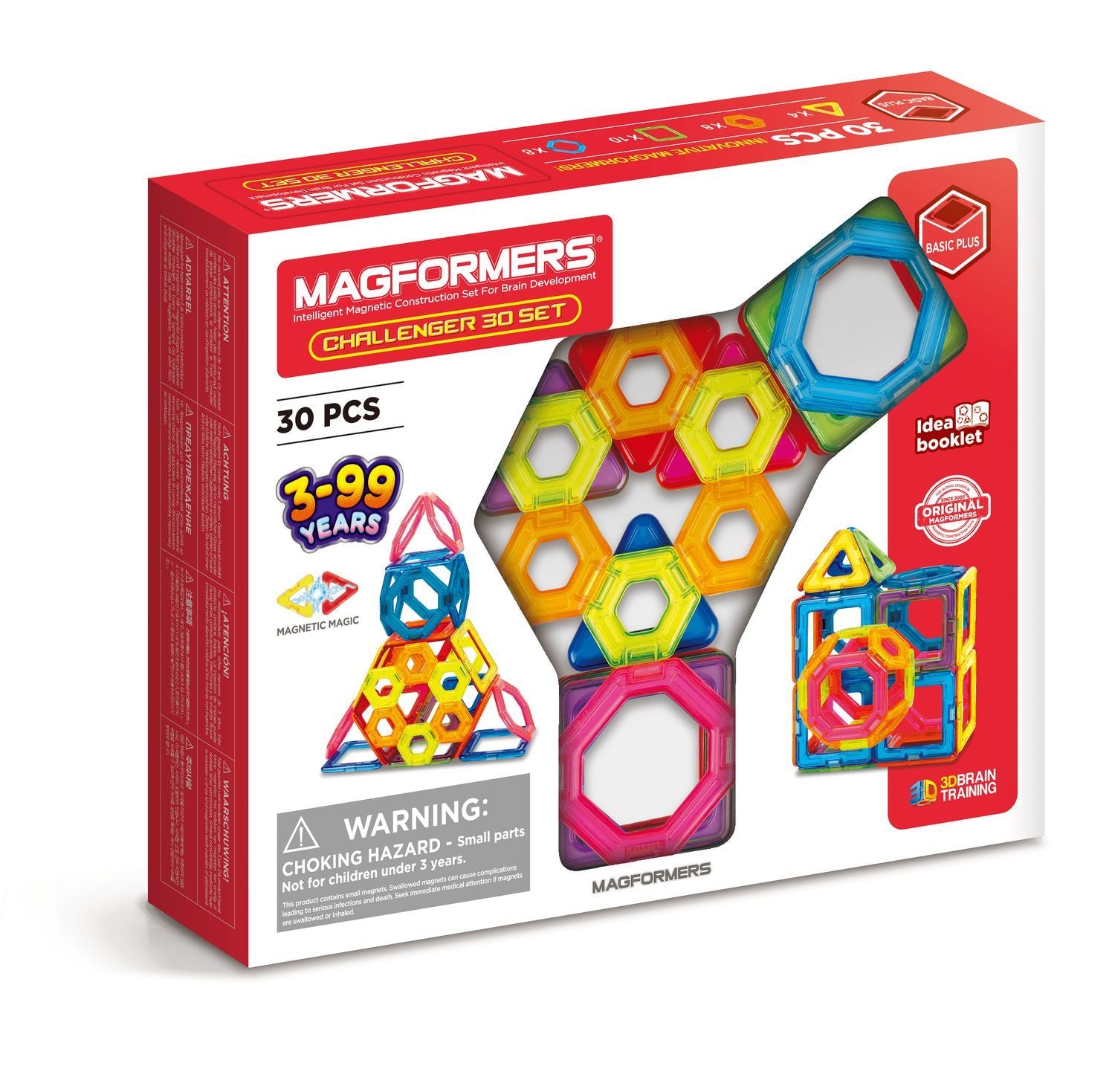 Magformers Magnet Constructor Set Challenger, 30 stk