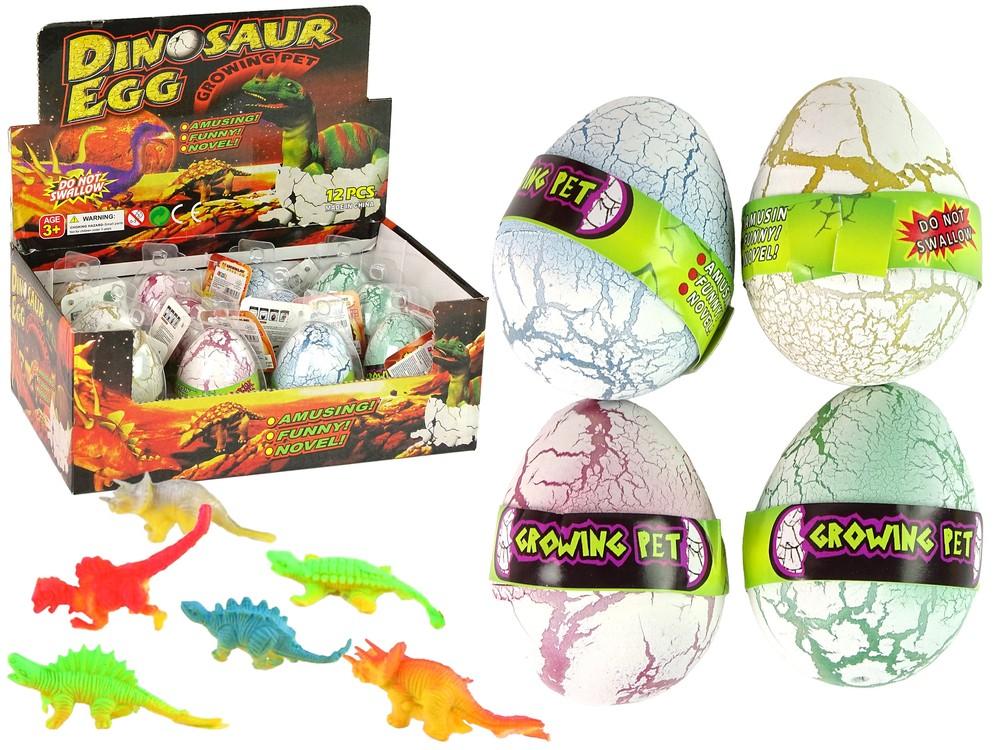 Magic Dinosaur Egg: Hatch, Grow &amp; Learn - 6 cm Hvid