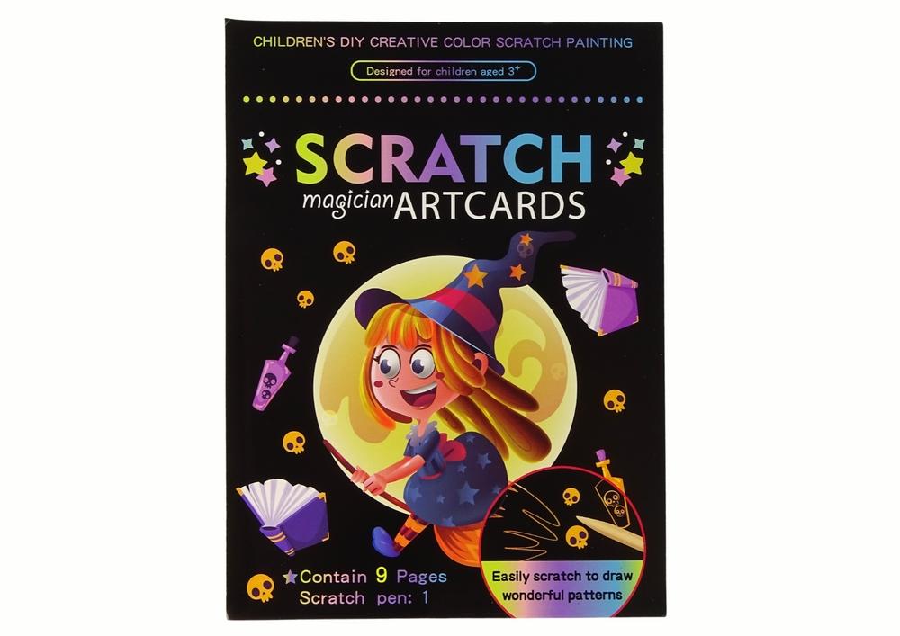 Magic Scratch Book for Kids: Reveal Colorful Witch Scenes