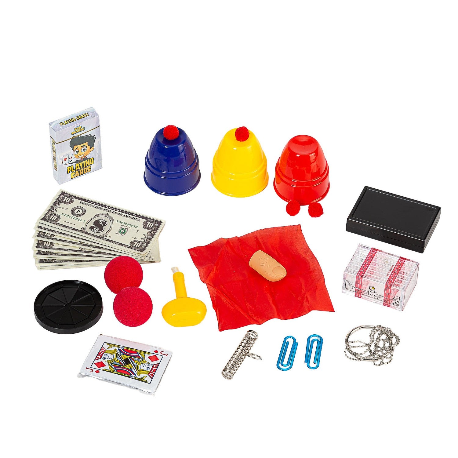 Magiskit med tillbehör och instruktionsvideo för barn