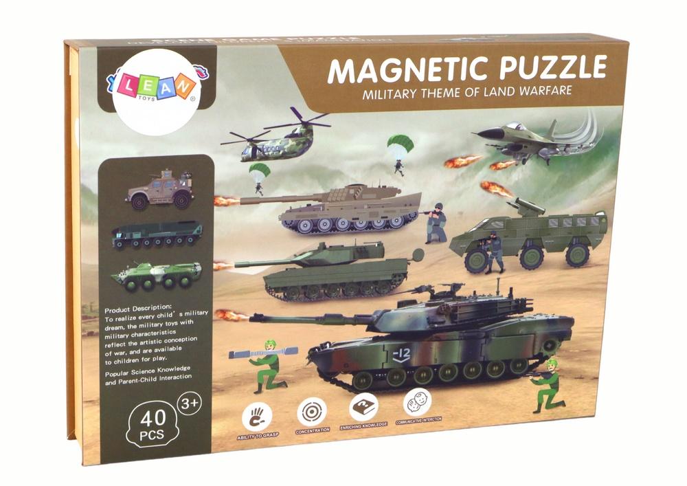 Magnetic Land War Puzzles: Kreativ sjov for børn