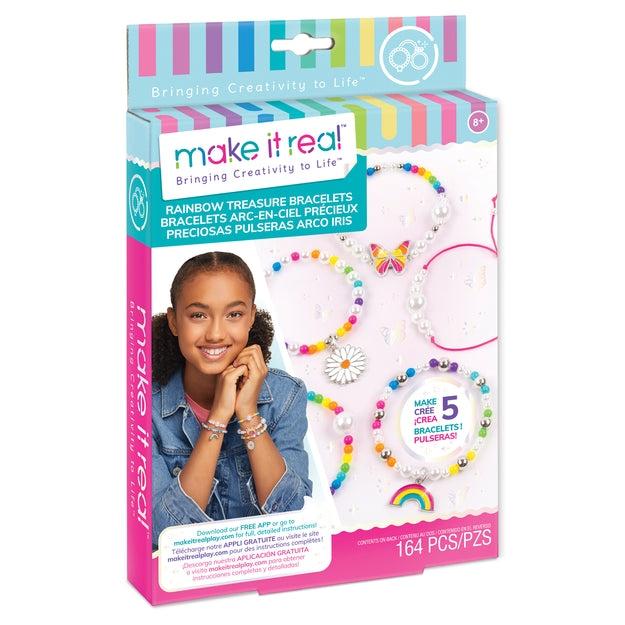 Make It Real DIy Smyckesset Rainbow Treasure Armband