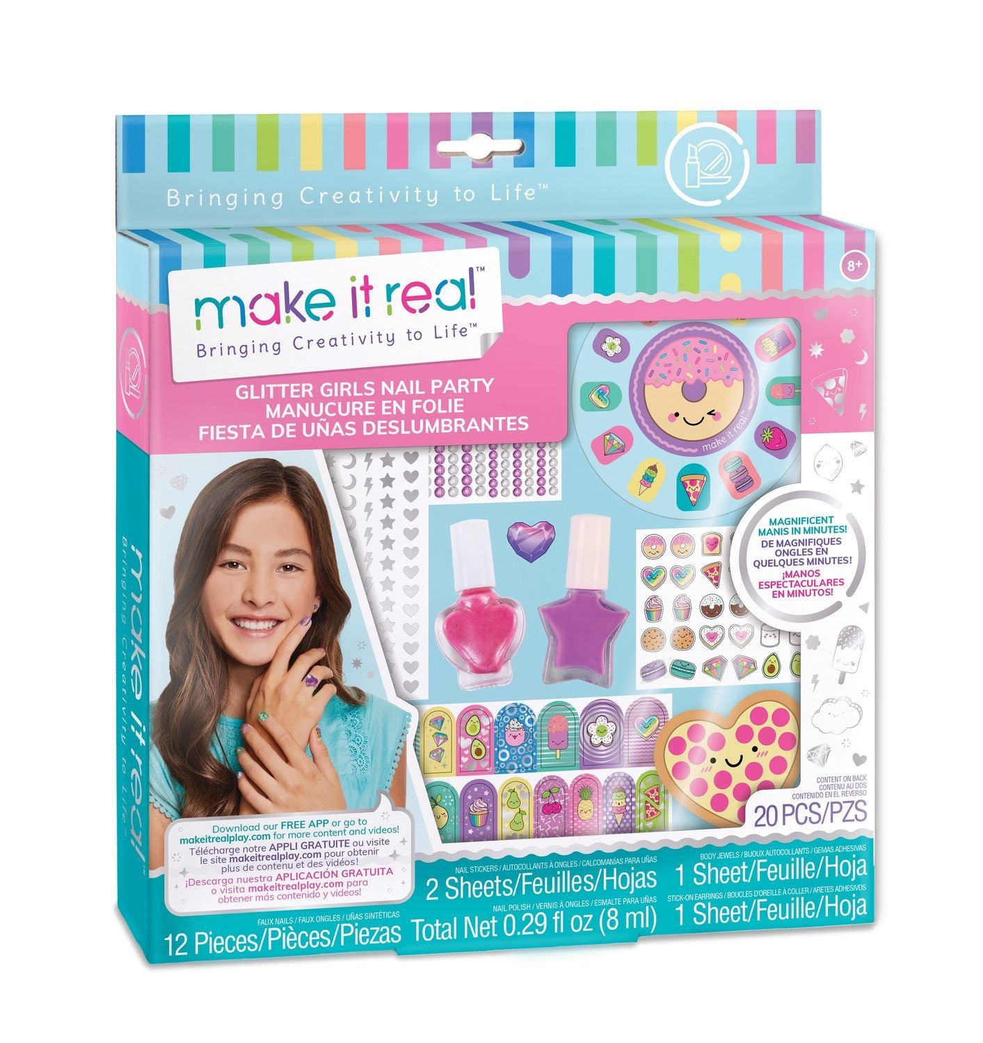 Make It Real Manicure Sæt "Glitter Girls Nail Party"