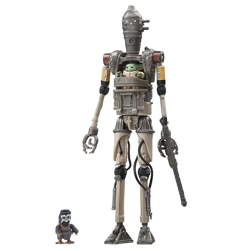 Mandalorian IG-12 Grogu & Anzellan figur, 9,5 cm lång