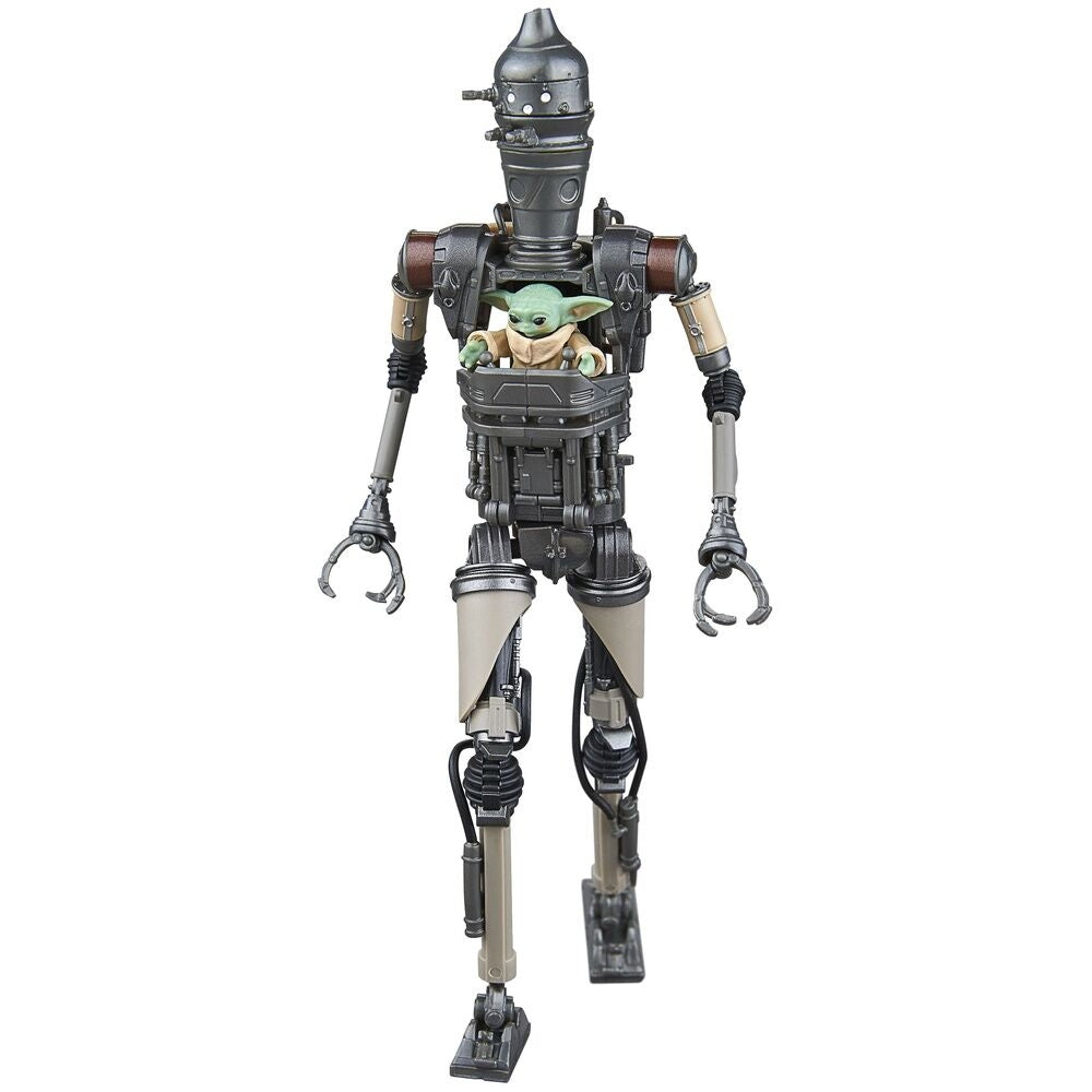 Mandalorian IG-12 & Grogu actionfigurer, 15 cm lång