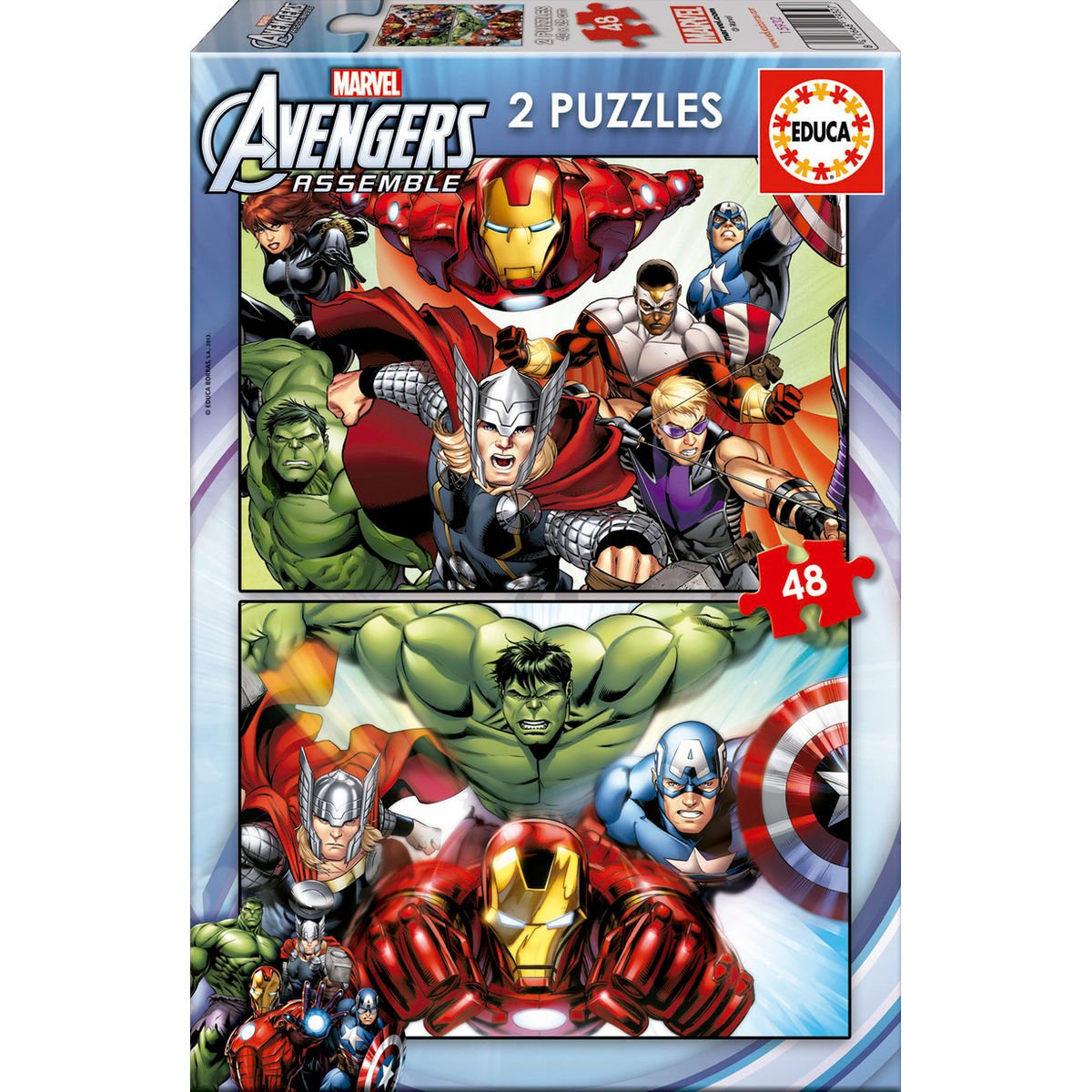 Marvel Avengers Pussel 48-bitars set för barn