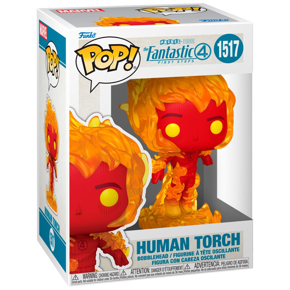 Marvel Fantastic Four Human Torch Action Figur 6-tums samlarobjekt